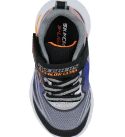 Blinkesko-Skechers Sko m. Lys - Glow Ultra - Sort/Sølv