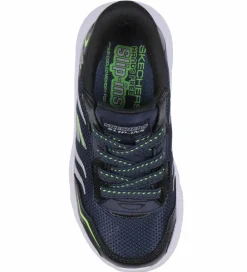 Skechers Blinkesko*Sko m. Lys - Meteor Light - Brisk Beams - Navy/Sort