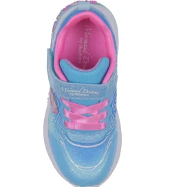 Blinkesko-Skechers Sko m. Lys - My Dreamers Lil Mermaid - Blå/Multi