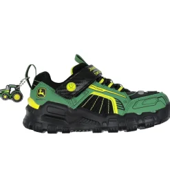Blinkesko-Skechers Sko m. Lys - Rugged Brights - John Deere - Grøn/Sort