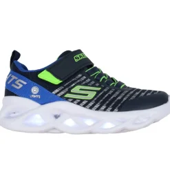 Skechers Blinkesko*Sko m. Lys - Twisty Brights - Navy/Blue
