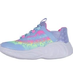 Blinkesko-Skechers Sko m. Lys - Unicorn Dreams - Starry Lite - Lavender