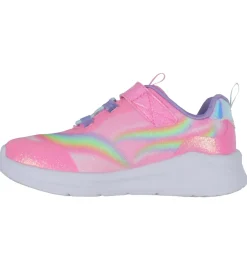 Blinkesko-Skechers Sko m. Lys - Unicorn Chaser - Pink/Multi