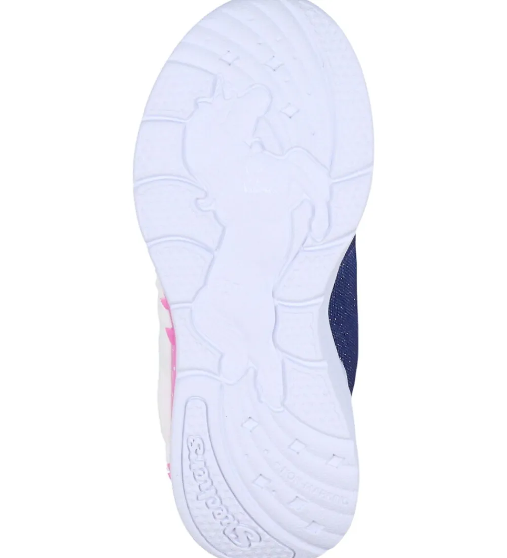 Blinkesko-Skechers Støvler m. Lys - Unicorn Chaser - Navy/Multi