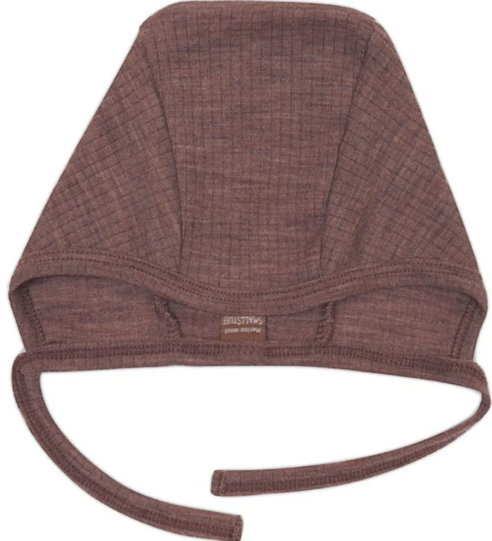 Smallstuff Babyhjelme*Babyhjelm - Uld - Rose Brown