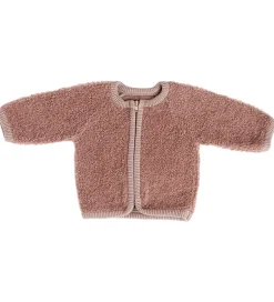Cardigans|Uld-Smallstuff Cardigan m. Lynlås - Uld - Rose