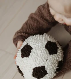 Bolde-Smallstuff Fodbold - Strik - Off White/Brown