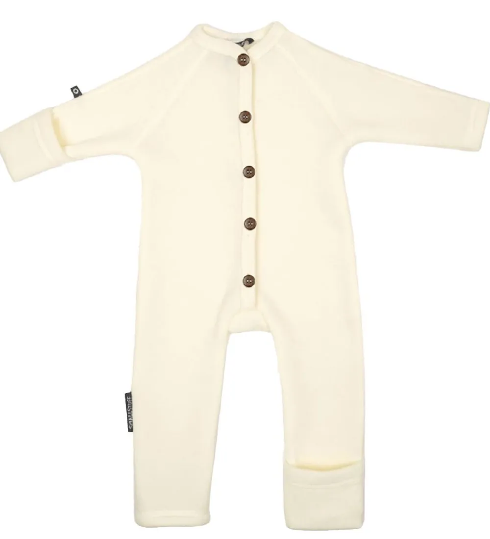 Køredragter-Smallstuff Køredragt - Uld - Off White