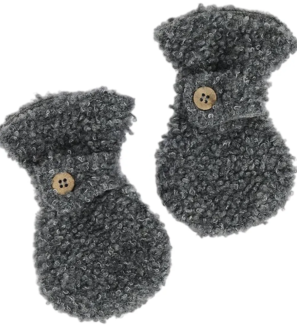 Handsker Og Luffer|Uld-Smallstuff Luffer - Uld - Grey Melange