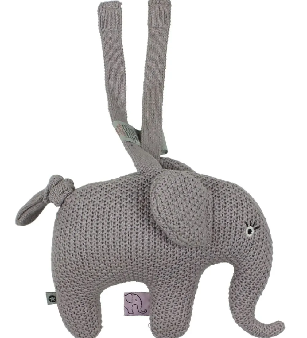 Musikuroer-Smallstuff Musikuro - Elefant - Lilla