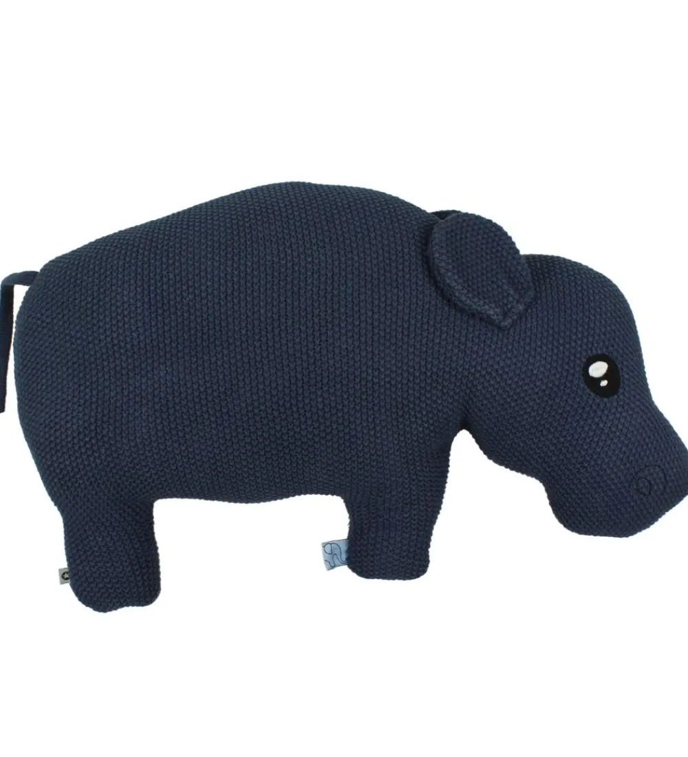 Pyntepuder-Smallstuff Pude - Flodhest - 30x45 - Navy