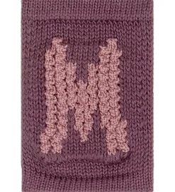 Smallstuff Flagranker*Strikket Bogstav - M - Rosa Alfabet