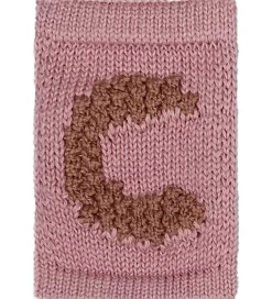 Smallstuff Flagranker*Strikket Bogstav - C - Rosa Alfabet