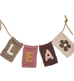 Flagranker-Smallstuff Strikket Flag - Blomst - Natur Motiv