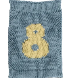 Smallstuff Flagranker|Dekoration*Strikket Flag - 8 - Blå Tal