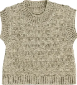 Smallstuff Veste*Vest - Uld - Nature Melange