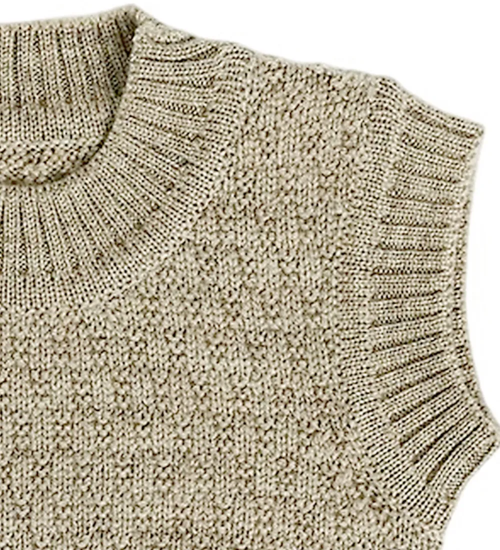 Smallstuff Veste*Vest - Uld - Nature Melange