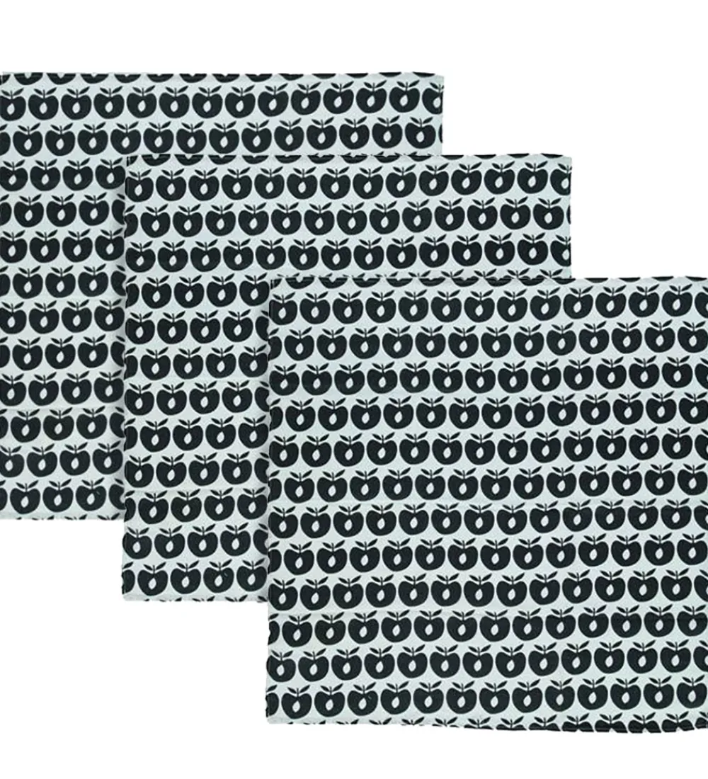 Småfolk Stofbleer*Stofbleer - 3-pak - 79x79 - B.Grey