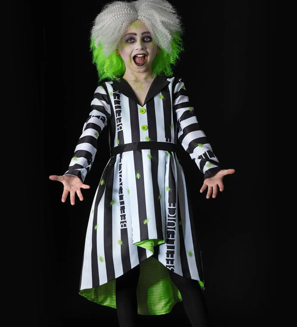 Smiffys Udklædningstøj|Halloween*Udklædning - Beetlejuice - Hvid/Sort
