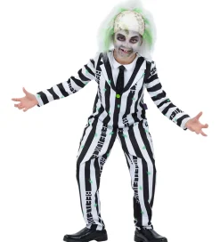 Udklædningstøj-Smiffys Udklædning - Beetlejuice - Hvid/Sort