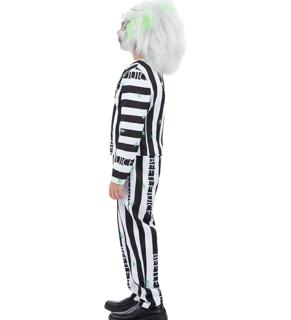 Udklædningstøj-Smiffys Udklædning - Beetlejuice - Hvid/Sort