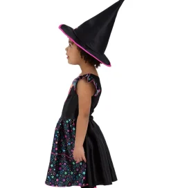Udklædningstøj|Halloween-Smiffys Udklædning - Neon Star Witch - Rosa/Sort
