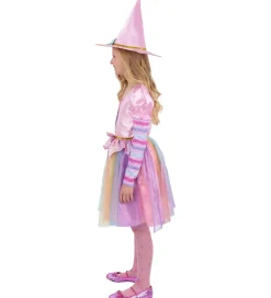 Udklædningstøj|Halloween-Smiffys Udklædning - Pastel Rainbow Witch - Multifarvet