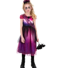 Smiffys Udklædningstøj|Halloween*Udklædning - Scream Queen - Lilla/Rosa