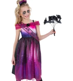Smiffys Udklædningstøj|Halloween*Udklædning - Scream Queen - Lilla/Rosa