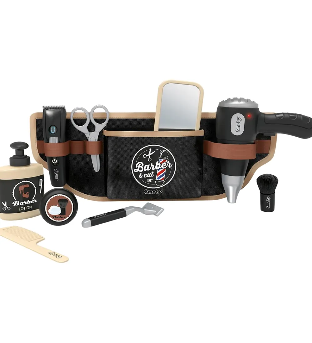 Rolleleg-Smoby Barbersæt - Barber Belt - 10 Dele