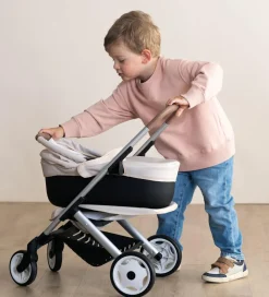 Dukker Og Tilbehør-Smoby Dukkevogn - Maxi-Cosi - 3-1 - Beige