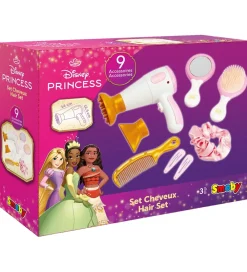 Rolleleg-Smoby Hårstylingsæt - Disney Princess - 9 dele