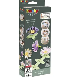 Kreativ Leg|Kreasæt-Smoby Kreasæt - Blomster Deco Refill - 16 Stk.