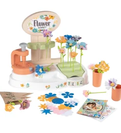 Kreativ Leg|Kreasæt-Smoby Kreasæt - Blomstermarked - 104 Dele