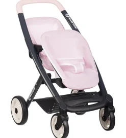 Dukker Og Tilbehør-Smoby Tvillingeklapvogn Til Dukker - Maxi-Cosi - Pink