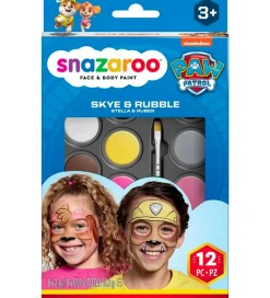Snazaroo Sminke*Ansigtsmaling - 8 Farver - Paw Patrol Sky & Rubble