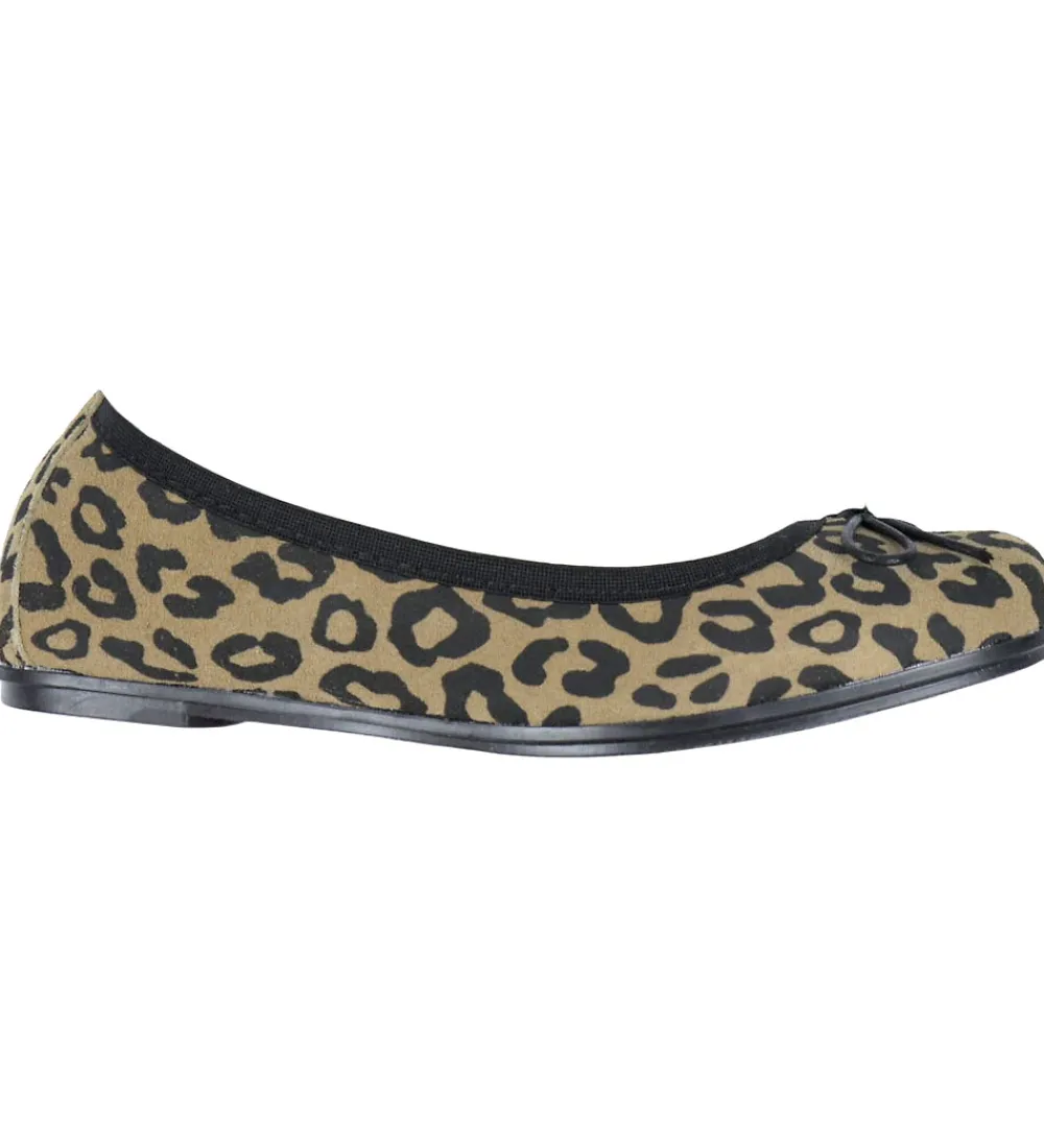 Ballerinaer-Sofie Schnoor Ballerina Sko - Agnessy - Light Brown Leopard