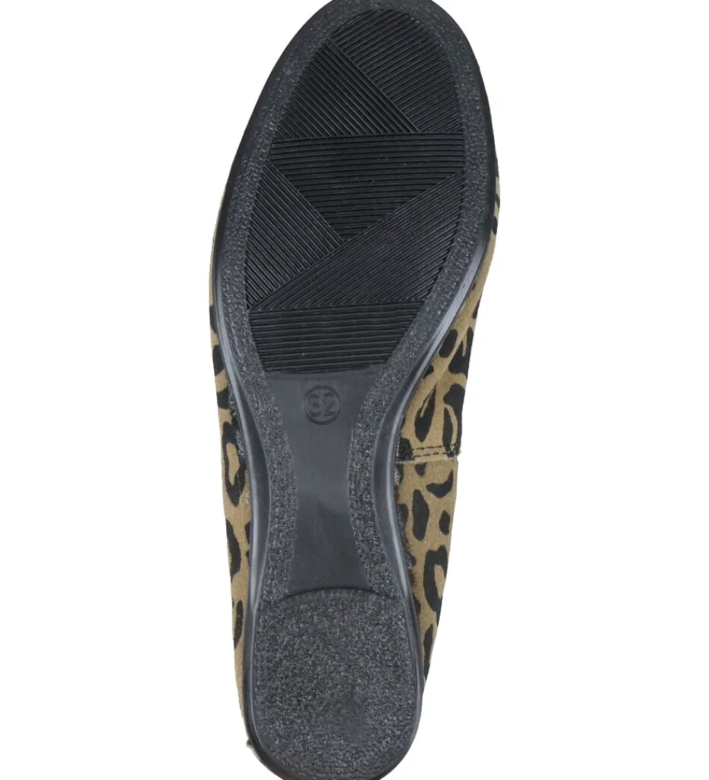 Ballerinaer-Sofie Schnoor Ballerina Sko - Agnessy - Light Brown Leopard