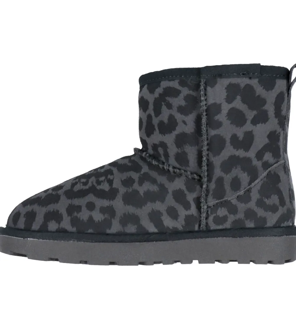 Sofie Schnoor Bamsestøvler*Bamsestøvler - Dictesy - Grå Leopard