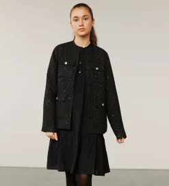 Jakkesæt Og Blazers-Sofie Schnoor Blazer - Sort/Palietter