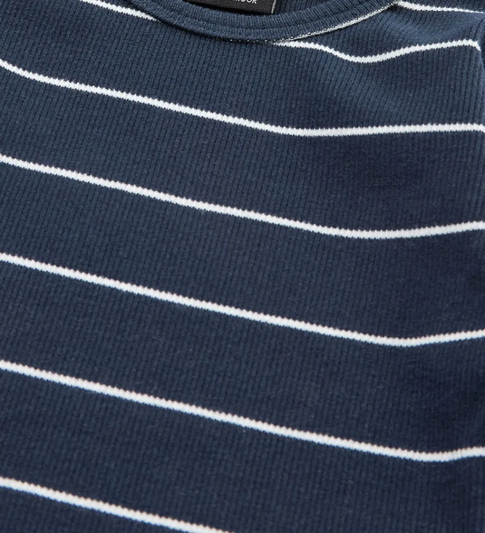 Sofie Schnoor Basis*Bluse - Rib - Dark Blue