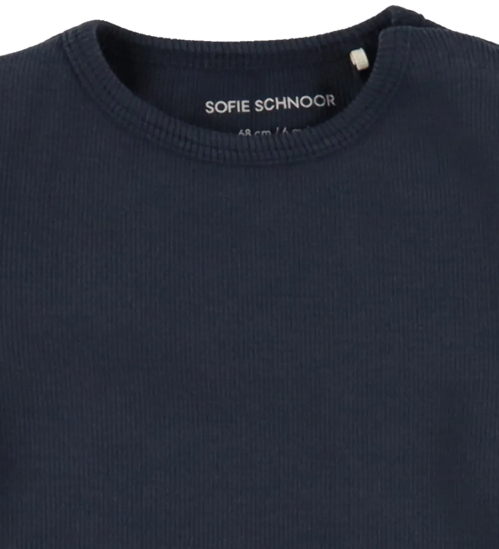 Sofie Schnoor Bodyer|Basis*Body l/æ - Rib - Aske - Dark Blue