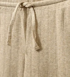 Sofie Schnoor Basis*bukser - LovaSK - Beige m. Hulmønster