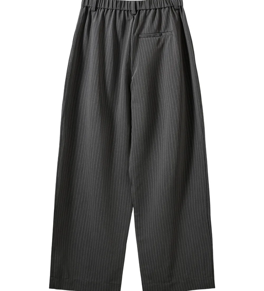 Sofie Schnoor Basis*Bukser - Malinasy - Dark Grey Striped