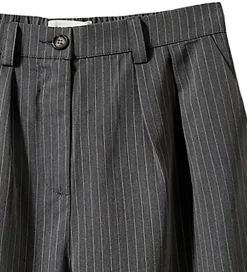 Sofie Schnoor Basis*Bukser - Malinasy - Dark Grey Striped