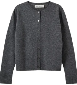 Striktrøjer-Sofie Schnoor Cardigan - Strik - Uld - Cissesy - Dark Grey Melan