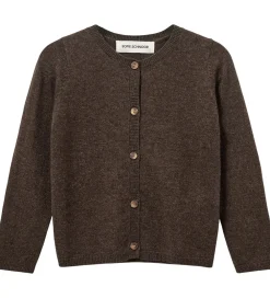Striktrøjer-Sofie Schnoor Cardigan - Strik - Uld - Cisse - Brown Fudge