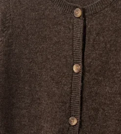 Striktrøjer-Sofie Schnoor Cardigan - Strik - Uld - Cisse - Brown Fudge