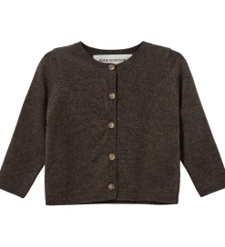 Striktrøjer-Sofie Schnoor Cardigan - Strik - Uld - Cisse - Brown Fudge
