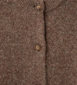 Striktrøjer-Sofie Schnoor Cardigan - Strik - MauraSY - Brown Melange